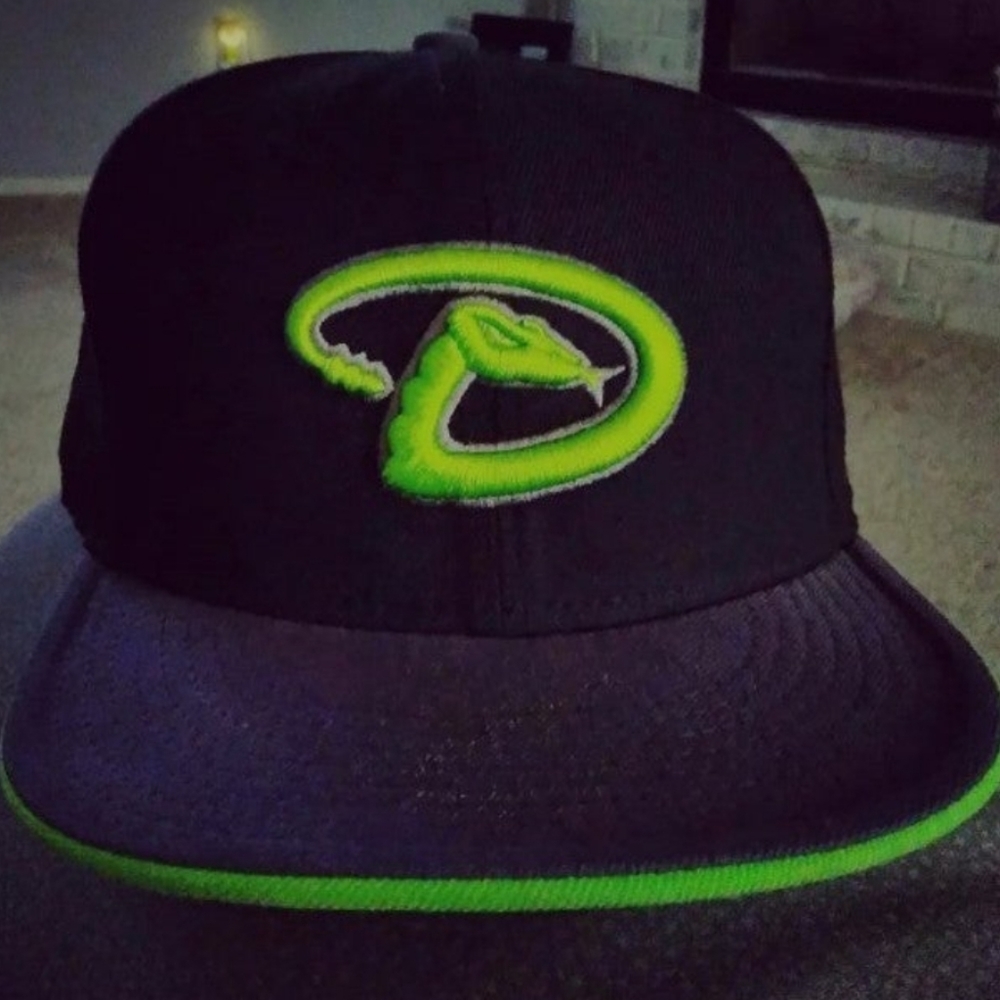 Arizona Diamondbacks Neon Green Throwback 59fifty